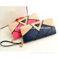New fashion leather woman fashionable lip bag with zipper closure.OEM orders are welcome.